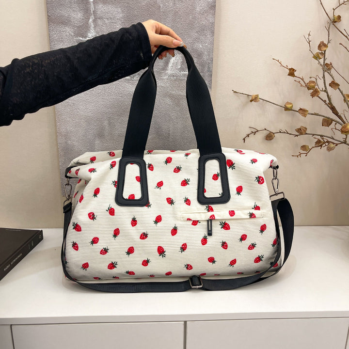 Tote bag with fruity design and multifunctional compartments Kalsten