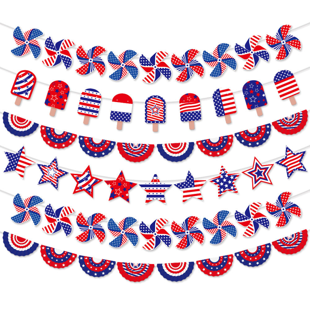 Unisex nan multi-layered fan garland made of paper for party and window decoration Kalsten