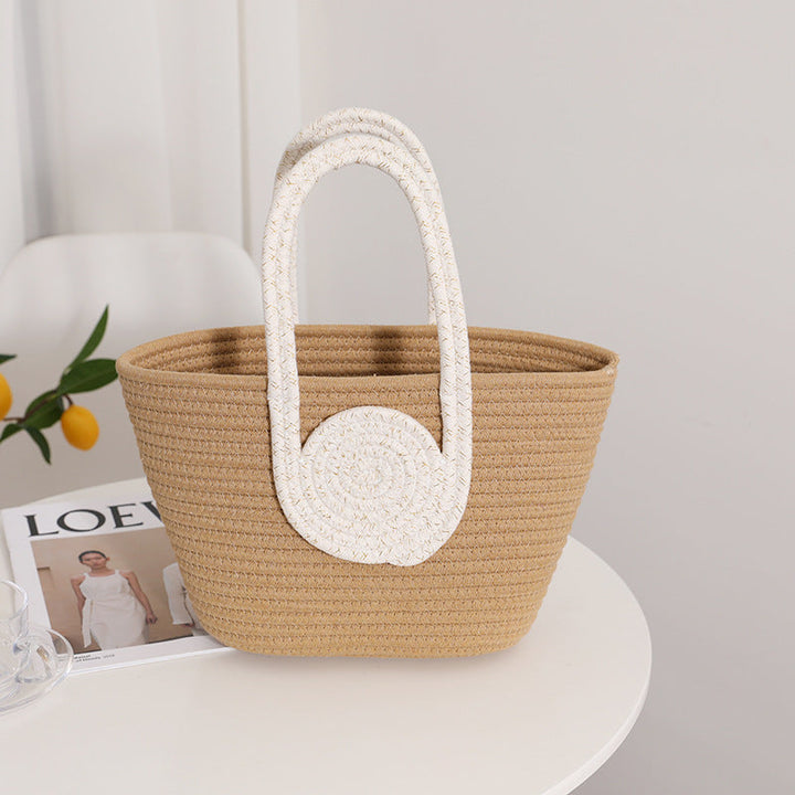 Decorative natural fiber bag Kalsten