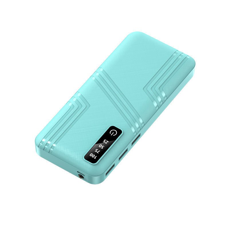 Portable power bank with multifunctional fast charging connector and LCD display Kalsten
