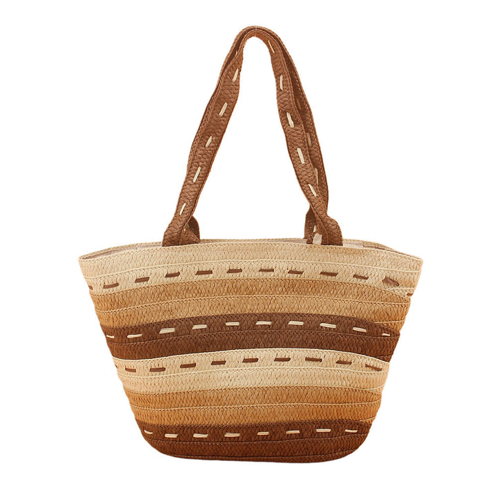 Basket bag with structured design and sturdy carrying handles Kalsten
