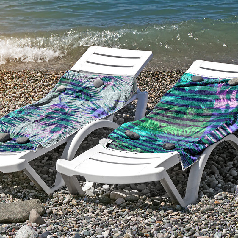 Beach towel made of skin-friendly microfiber with a creative pattern mix Kalsten