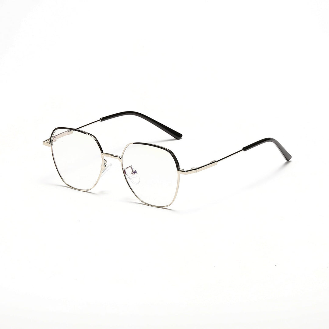 Women’s fashionable sunglasses with slim metal frame and blue lenses Kalsten