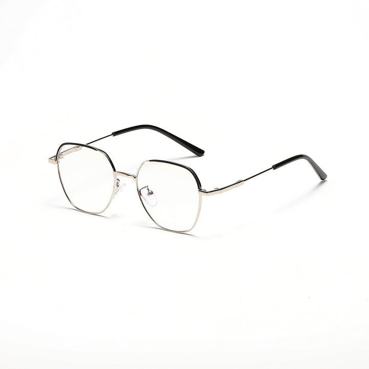 Women’s fashionable sunglasses with slim metal frame and blue lenses Kalsten