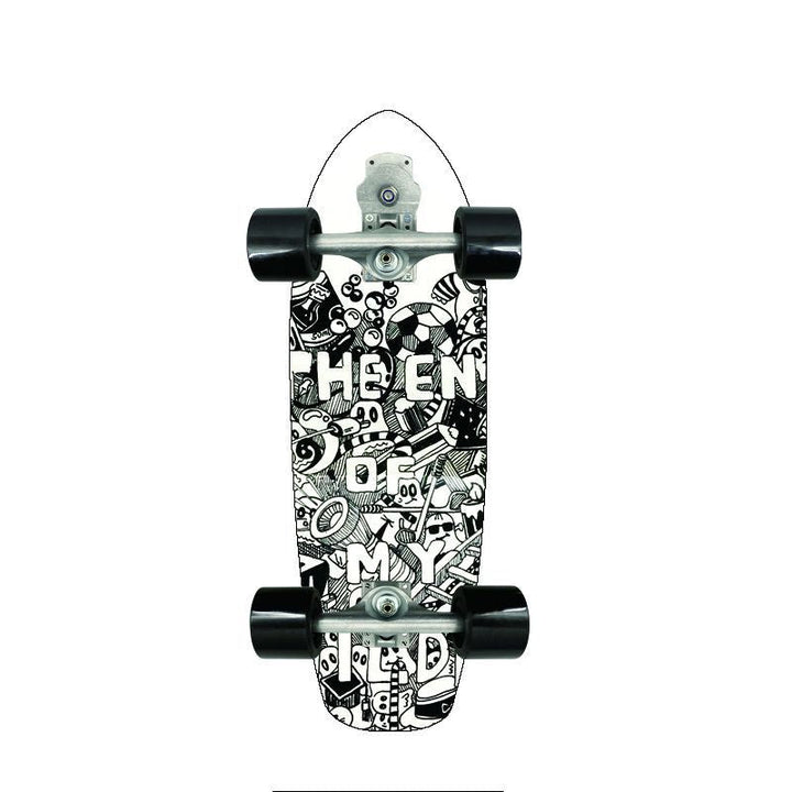 Retro-Inspired Mini Cruiser Skateboard Kalsten