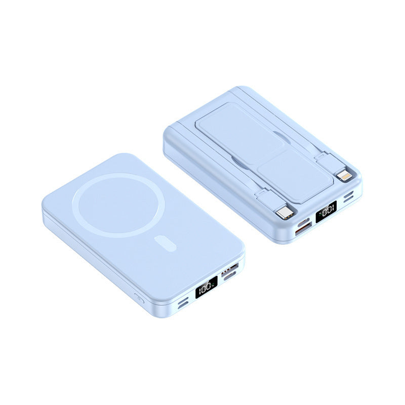 Magnetic portable charger with integrated cable Kalsten