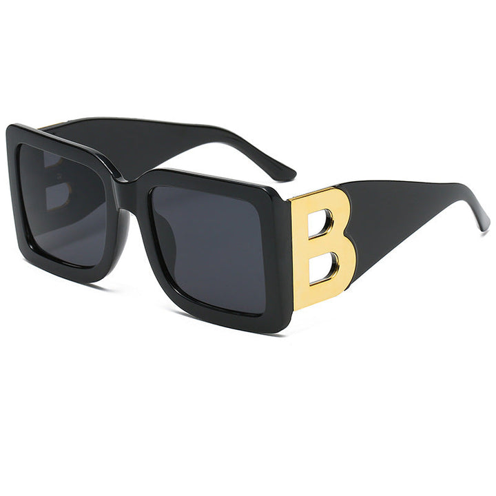 Women Oversized Sunglasses with Decorative Frame Kalsten