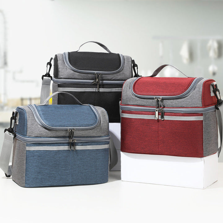 Women's insulated picnic lunch bag with multiple compartments Kalsten