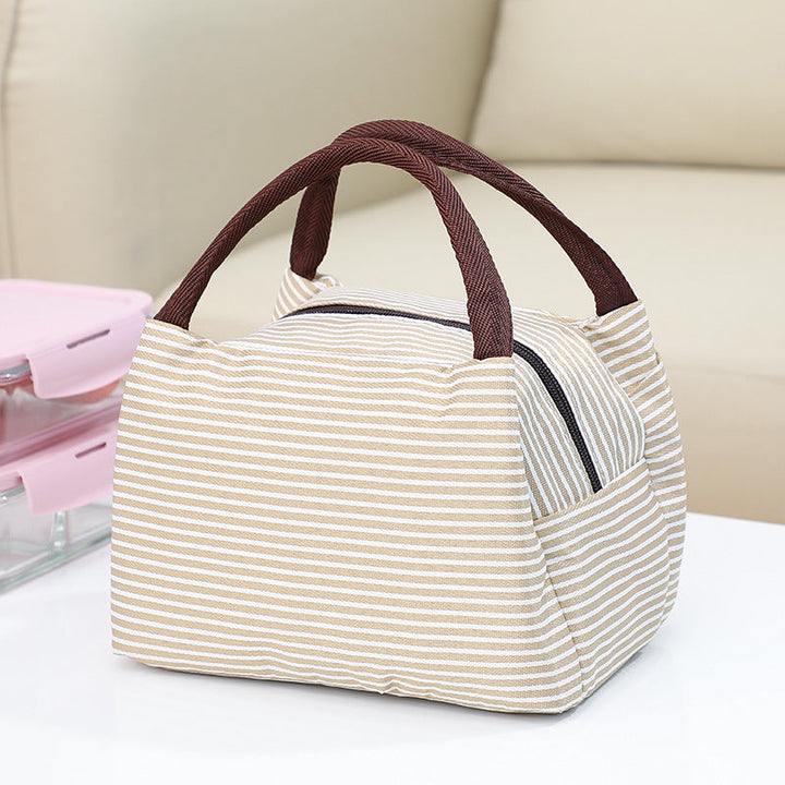 Insulated Striped Lunch Bag Kalsten