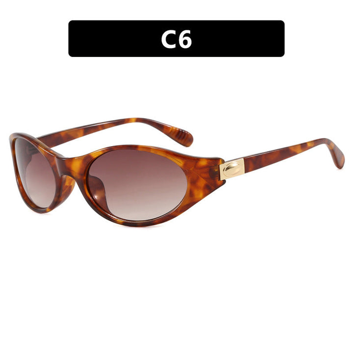 Ladies stylish sunglasses in elegant oval design with protective UV filter Kalsten