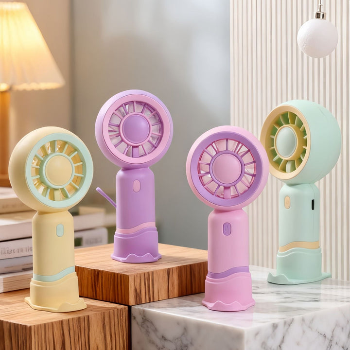 Women's Portable Mini Fan with Innovative Design and USB Charging Function Kalsten