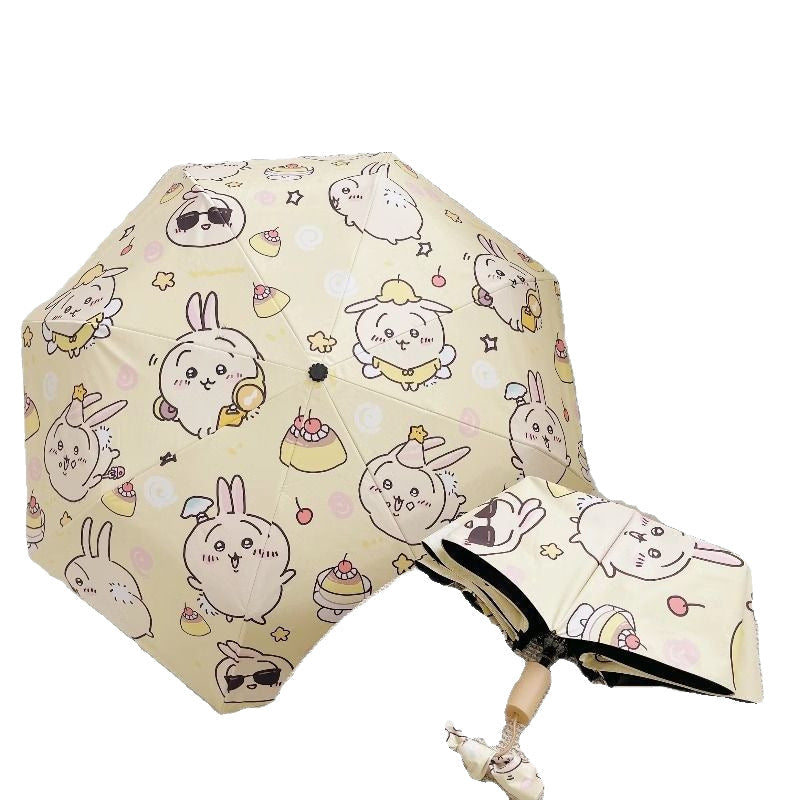Women's Folding Umbrella with Playful Animal Design Kalsten