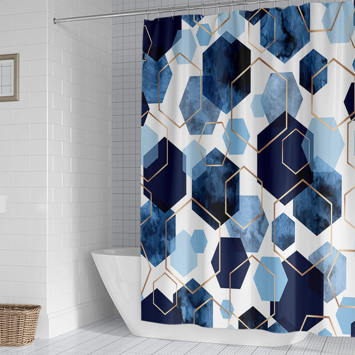 Geometric Motif Shower Curtain Kalsten