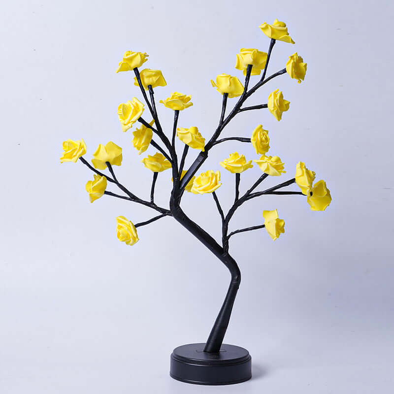 Table Lamp Flower Tree Rose Lamps Fairy Desk Night Lights USB Operated Gifts For Wedding Valentine Christmas Decoration | Kalsten