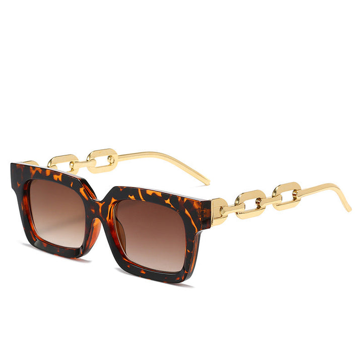 Women's fashionable sunglasses with unique chain element Kalsten