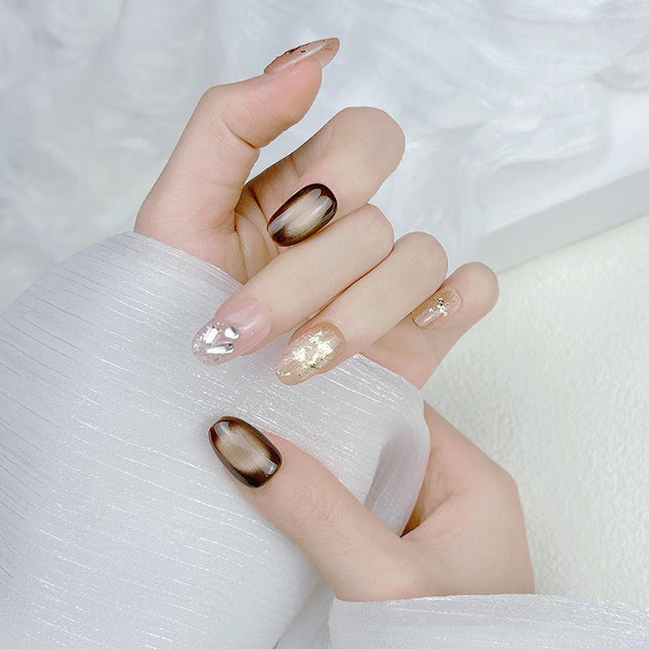 Elegant French Tip Press On Nails Kalsten