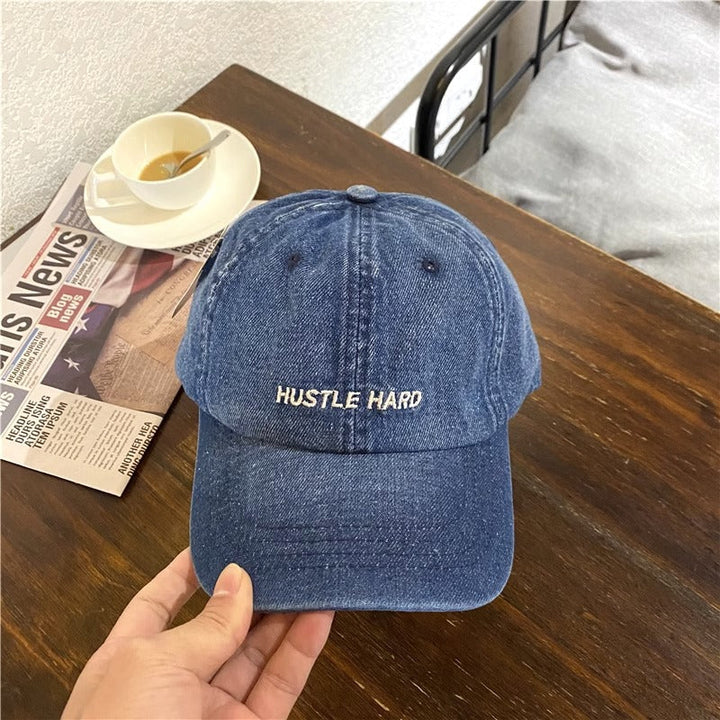 Women's Casual Distressed Denim Cap Kalsten