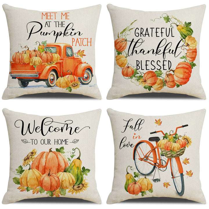 Women's pillowcase with autumn pumpkin design Kalsten