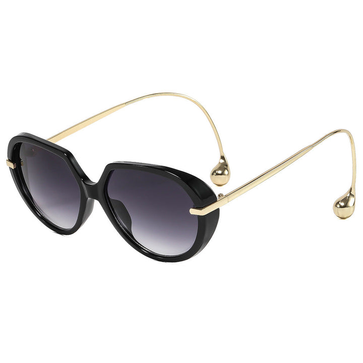 Women's Cat-Eye Sunglasses with Golden Accents and Stylish Frame Kalsten