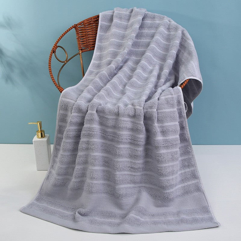 Terry Bath Towel with Elegant Stripes Kalsten