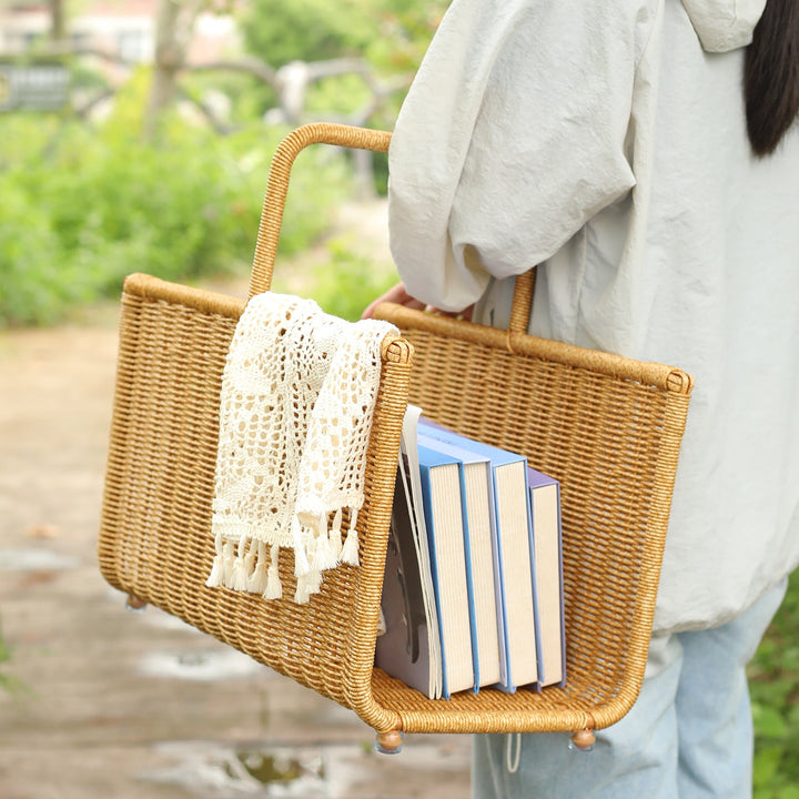 Unisex Handmade Newspaper and Magazine Stand Kalsten