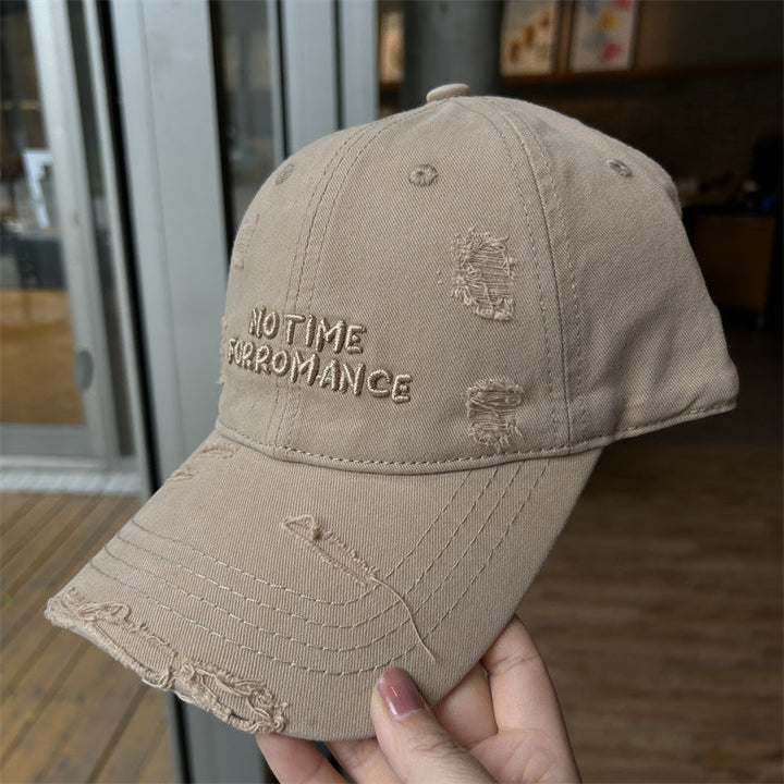 Women's Distressed Cotton Adjustable Baseball Cap Kalsten 1784084193