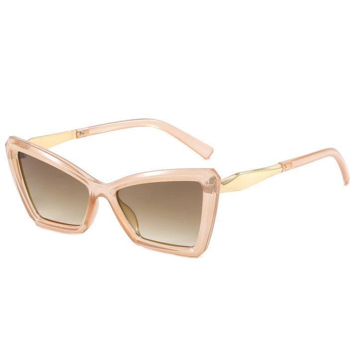 Women's Cat-Eye Sunglasses with Luxurious Transparent Frame Kalsten