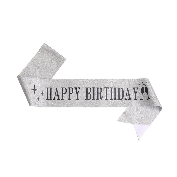 Ladies Glitter Headband with "Happy Birthday" Inscription Kalsten
