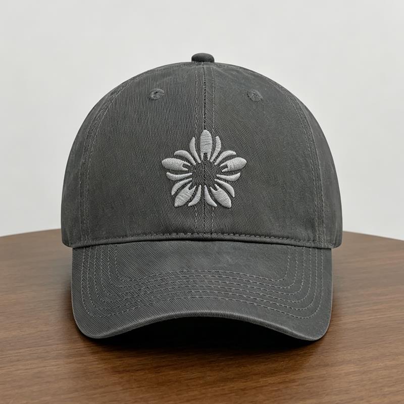 Women's Embroidered Cotton Adjustable Cap Kalsten