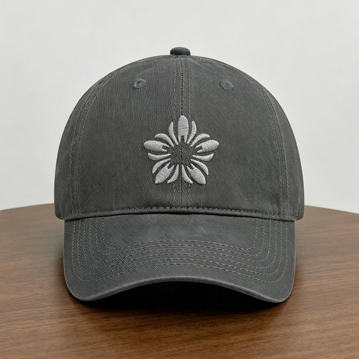 Women's Embroidered Cotton Adjustable Cap Kalsten