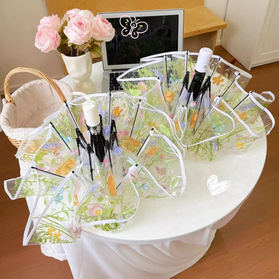 Women Floral Pattern Umbrella Kalsten