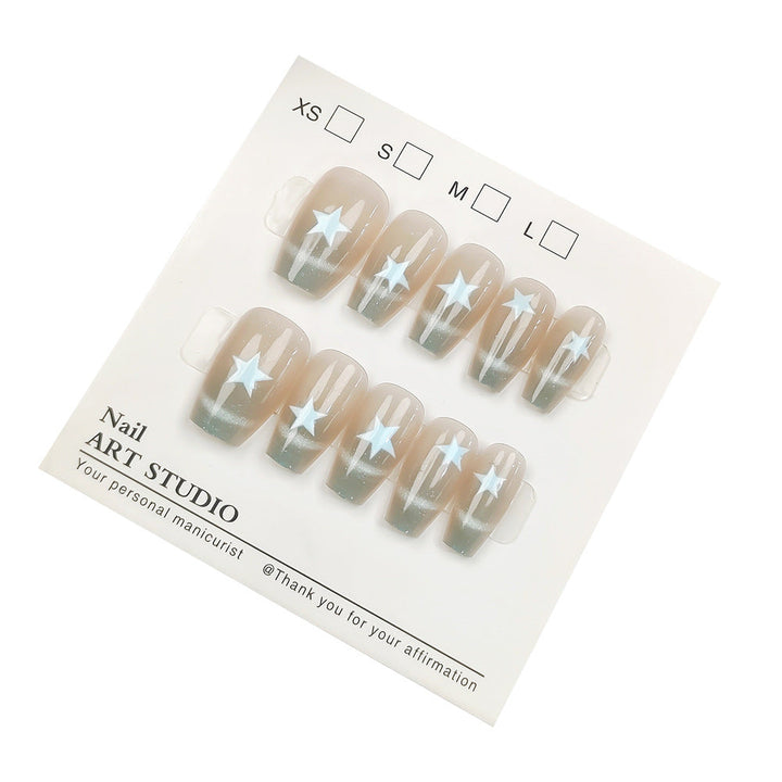 Artificial nails with Elegant Ombre Design Kalsten