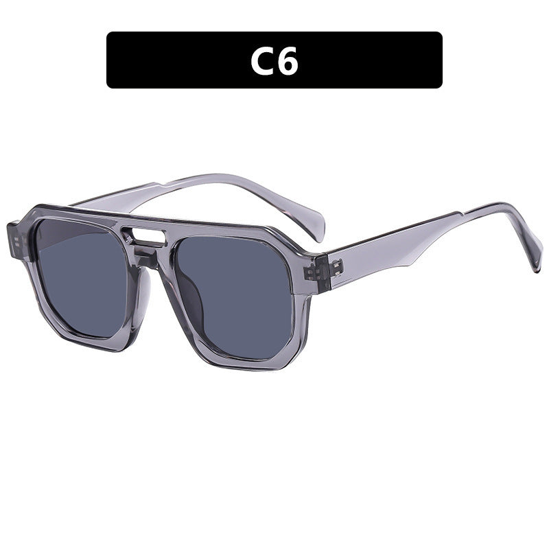 Women's modern sunglasses with square frame and UV protection Kalsten