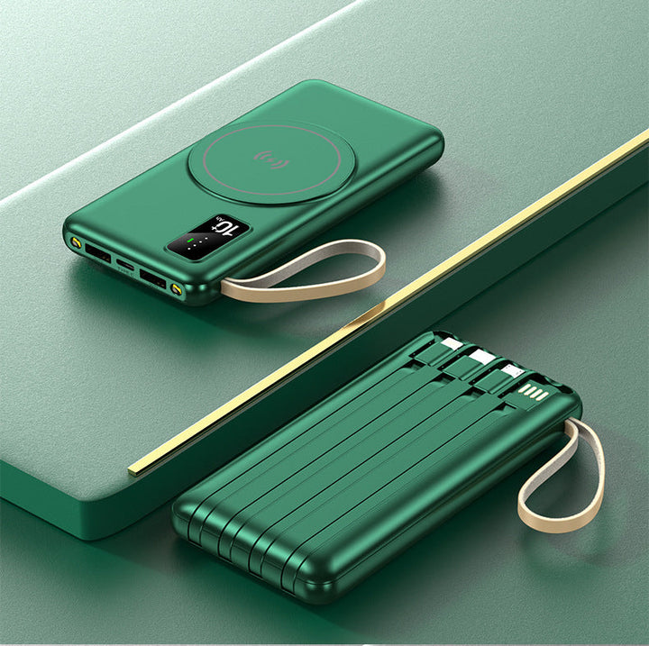 Wireless power bank with innovative induction charging and digital charging display Kalsten