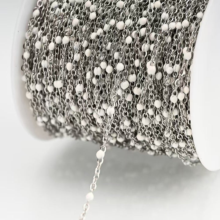 Delicate Beaded Chain Necklace Kalsten