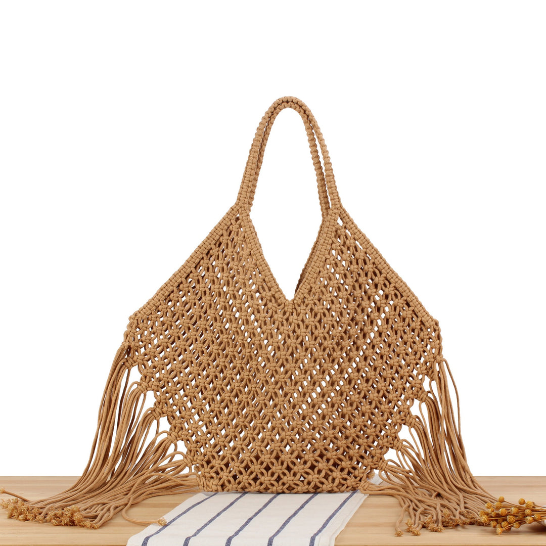 Large Macramé Shopping Basket Kalsten