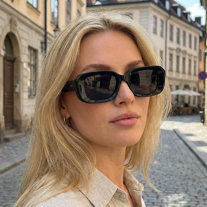 Women's Fashion Oversized Sunglasses with High-Quality Plastic Frame Kalsten