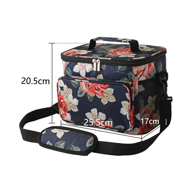 Women's Insulated Cooler Bag with Practical Carry Handle and Versatile Compartments Kalsten