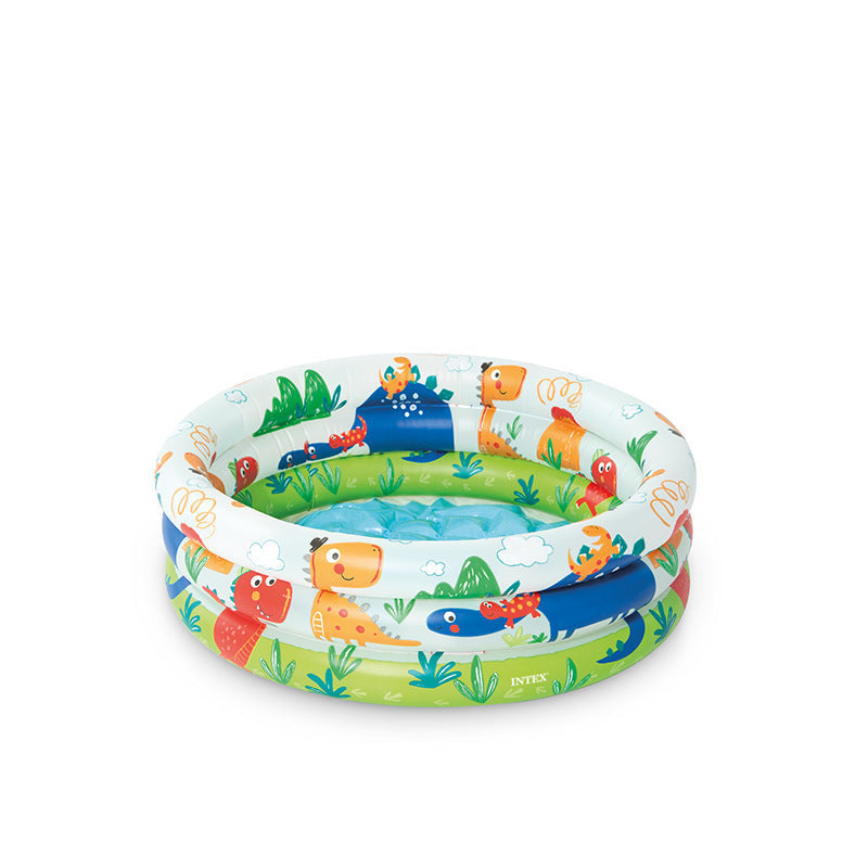 Women's Inflatable Paddling Pool with Colorful Dino Motifs Kalsten