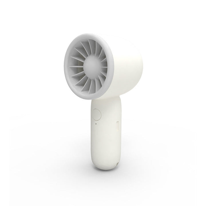 Unisex mini compact pocket fan with rechargeable battery, one-button operation and quiet DC motor Kalsten
