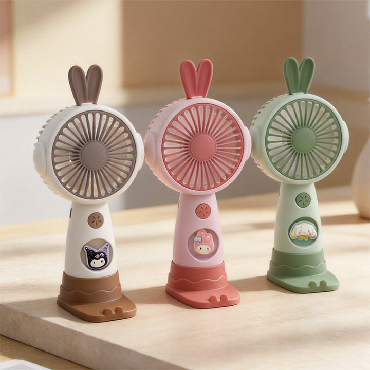 Cute Bunny-Themed Mini Handheld Fan Kalsten