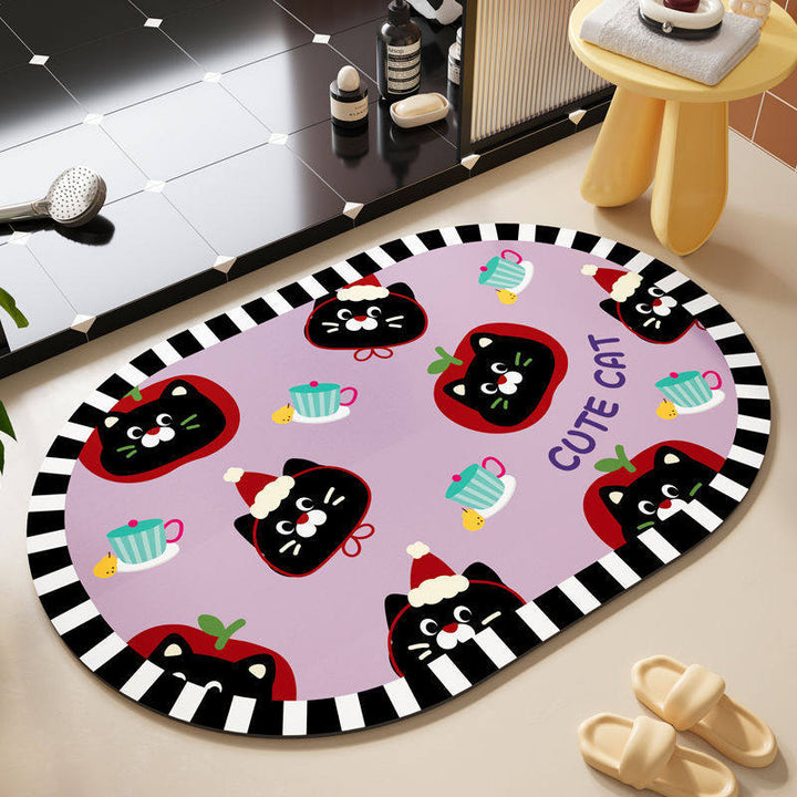Decorative Bath Mat Kalsten