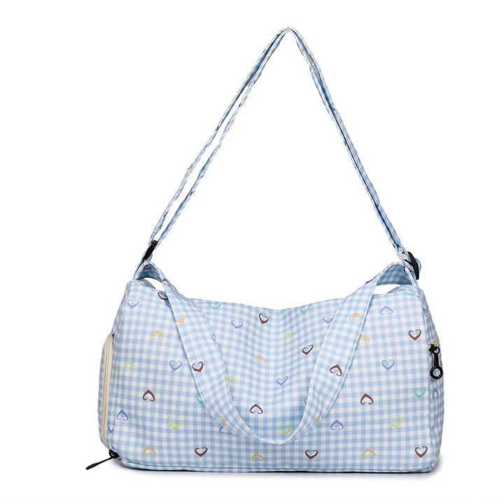Sporty shoulder bag with unique star pattern Kalsten