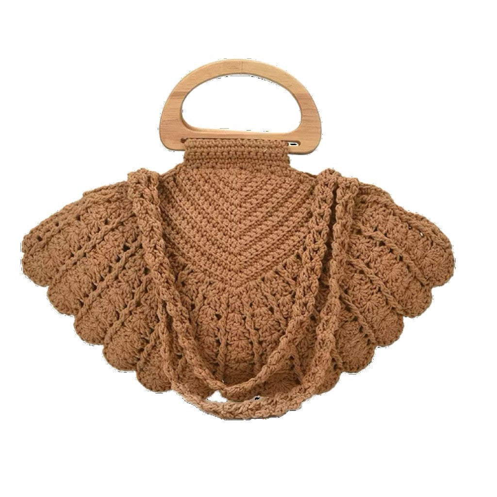 Handbag with wooden handles Kalsten