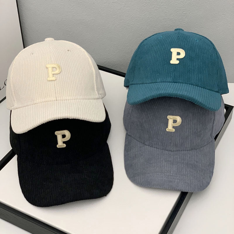 Women's Corduroy Adjustable Baseball Cap Kalsten