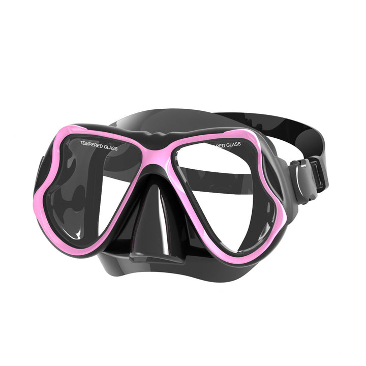 Diving mask with wide field of vision and impact-resistant design Kalsten