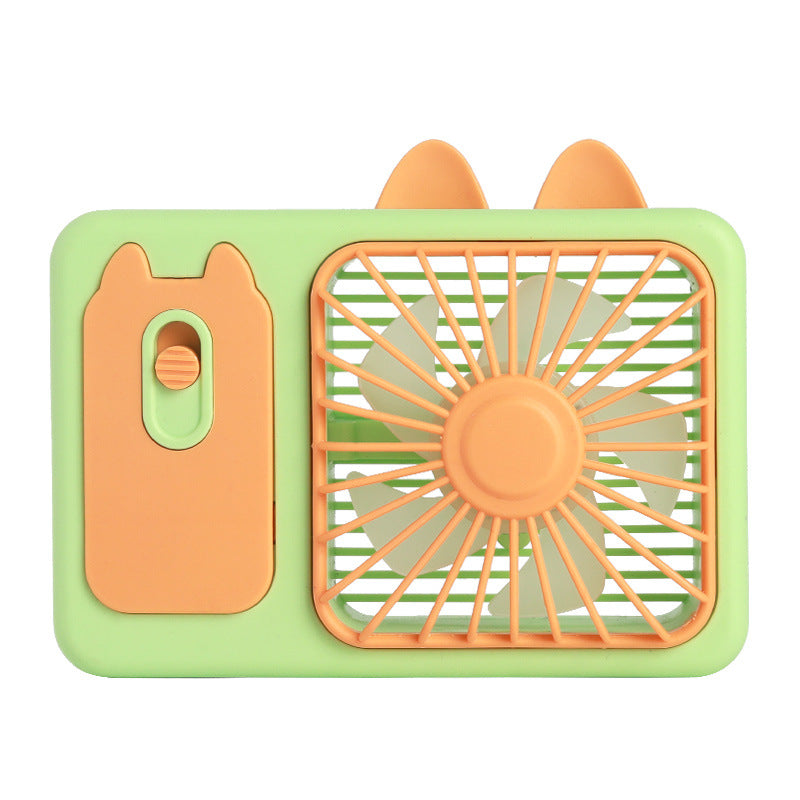 Women's Portable Hand Fan with Integrated Spray Function Kalsten