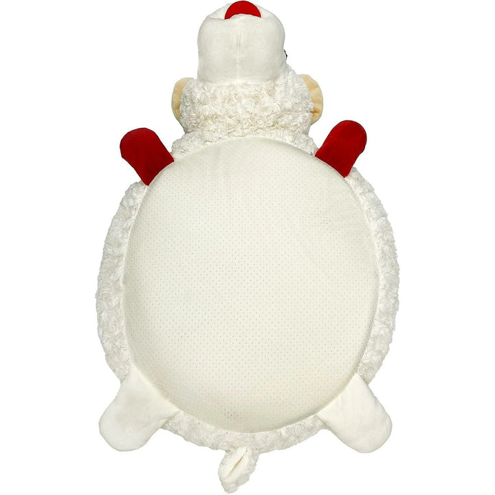 Plush Lamb-Themed Dog Bed