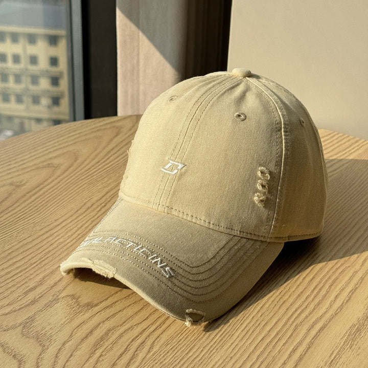 Men's Distressed Denim Baseball Cap Kalsten