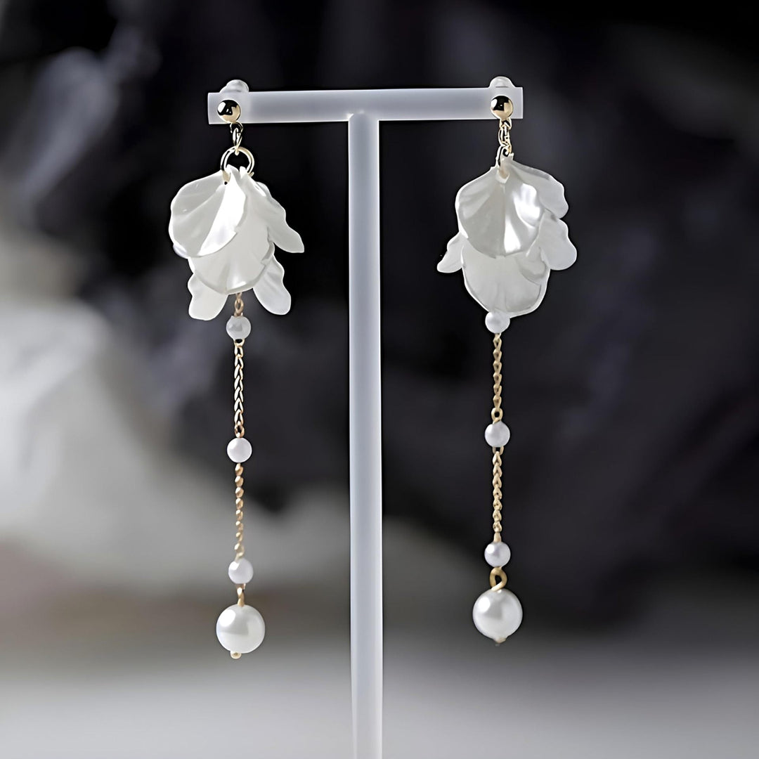 Floral Leaf Drop Earrings Kalsten